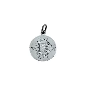 1876 MBC Antique Victorian Love Token Seated Liberty Coin Charm Pendant Sterling - Picture 1 of 4