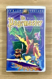 VHS ~ The Pagemaster ~ Color ~ FS ~ G ~ 76 Mins. ~ 1994 ~ !L🟡🟡K! - Picture 1 of 7