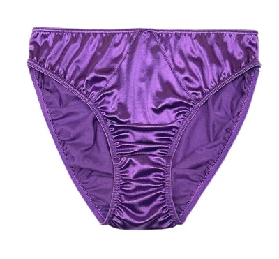 Second Skin Satin Hipster Panty Purple 2XL - Image 1 of 2