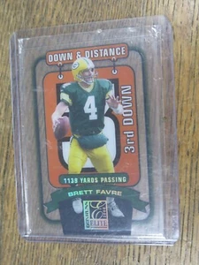 Brett Favre Donruss Elite 2000 descenso y distancia 0979/1139 - #dd-2D3 casi nuevo-como nuevo NFL Hof - Imagen 1 de 4