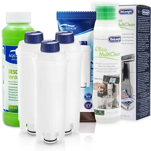 3 Water Filter For Delonghi DLSC002, Descaler, Delonghi Milk Clean MultiClean - Picture 1 of 11