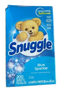 Snuggle Fabric Softener Dryer Sheets - Blue Sparkle - 200 Count - Picture 1 of 6