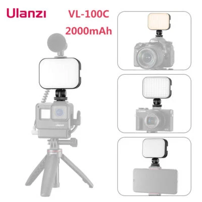 Ulanzi Vijim VL-100C Mini Pocket LED Video Light Fill Light Lamp For Camera DSLR - Image 1 of 4