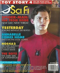 Sci Fi Magazine October 2019 Spider-Man Far From Home Toy Story 4 No Label  - Picture 1 of 1