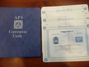 APS Convention Cards  1977-1989 Mounted In Binder - 13 Cards Buy it Now $10.95 - Picture 1 of 14