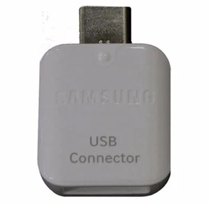 10 Samsung (GH98-40217A) Female to Male  Adapter for USB-C Devices - White - Picture 1 of 3