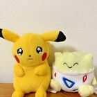 Pokemon Pikachu Togepi Plush Doll 2 Set Mewtwo Strikes Back Evolution 5.5" 3.5"