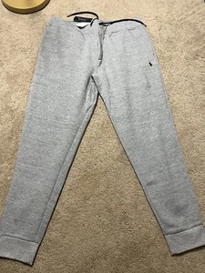 Polo Ralph Lauren Jogger Pants Mens XL Double Knit Gray NWT - Picture 1 of 6