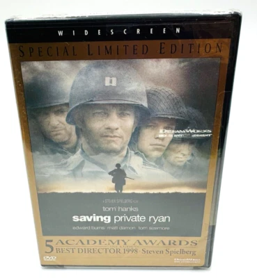 Saving Private Ryan 1998 DVD Movie Film Tom Hands BRAND NEW FACTORY SEALED - Image 1 of 4