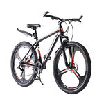 27.5'' Wheel Unisex Mountain Bike 21 Speed Mens Bikes Front Suspension Bicycle