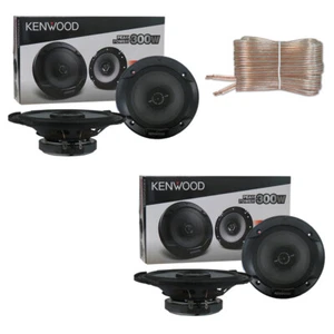 4 x KENWOOD KFC-1666S 6.5 INCH 2-WAY CAR AUDIO DOOR COAXIAL SPEAKERS 300W MAX - Picture 1 of 1