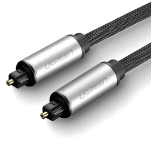 TOSLINK Optical Cable Digital Audio 1m braided grey; UGREEN/10539 - Picture 1 of 6
