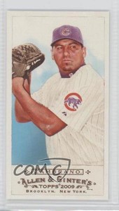 2009 Topps Allen & Ginter's Mini Red Bazooka Back /25 Carlos Zambrano #141