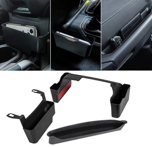 Paquete de 3 cajas de almacenamiento organizador interior para Jeep Wrangler JL JT 2018-2023 - Imagen 1 de 8