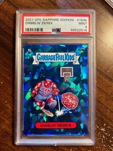 Dribblin' Derek #154b - 2021 Garbage Pail Kids Sapphire Edition - PSA 9 MINT - Picture 1 of 1