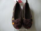 Gymboree CUPCAKE CUTIE Brown Multi Color Polka Dot Shoes Flats Girl Size 10 NWT