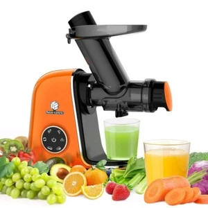 Relax-centric Juicer Machines, Slow Masticating Juicer Orange - Picture 1 of 10