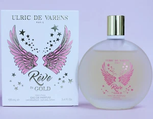 REVE IN GOLD by ULRIC DE VARENS (UDV) EAU DE PARFUM FOR WOMEN - 100 ML - Picture 1 of 3