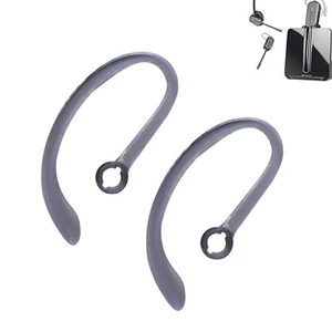 2 pezzi Grandi ganci/clip auricolari Plantronics grigi per SAVI CS540 W740 W745 W440 - Foto 1 di 3