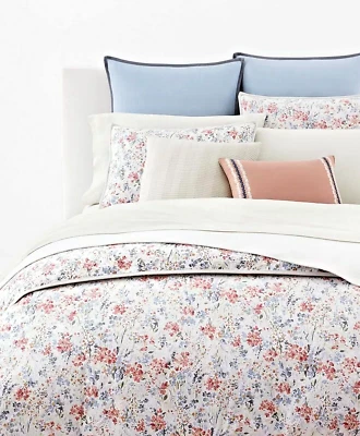 RALPH LAUREN Melanie Floral Reversible Comforter 3-Pcs Set Blue Multi Queen $335 - Image 1 of 4