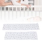 2pcs Breathable Mesh Baby Bed Bumper Mesh Crib Liner Anti Fall Cot Protector
