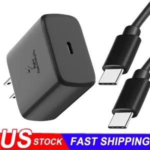 For Samsung S24 S23 S21 S20 45W Fast Charger Block USB Type C Wall Power Adapter - Picture 1 of 10