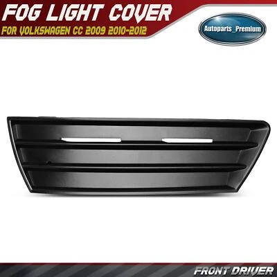 Front Driver Fog Light Cover Bumper Grille for Volkswagen CC 2009 2010 2011 2012 - Image 1 of 4