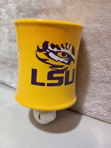 LSU Scentsy Wax Warmer Campus Collection Louisiana State University Preowned - Picture 1 of 10