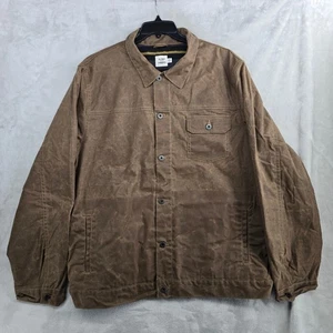 Flint and Tinder Waxed Trucker Jacket Mens XXL Flannel Lined Huckberry new - Picture 1 of 8