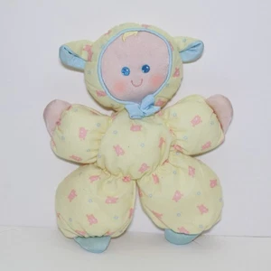Vintage Fisher Price Slumber Babies Yellow Lamb Plush Doll 1989 - Picture 1 of 4