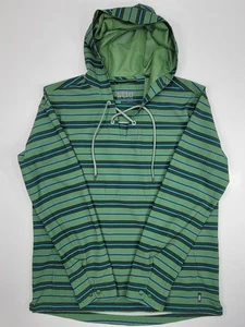 Stio Hooded Anorack Popover Pullover Performance Jacke Grün Blau Herren Small - Bild 1 von 14