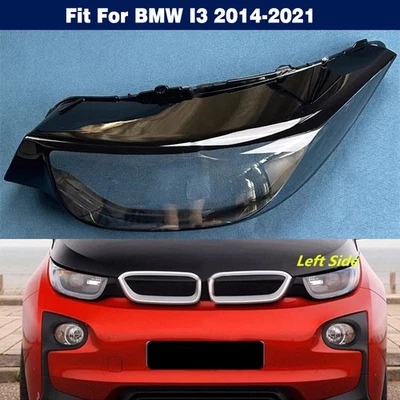 Cubierta de lente transparente para faros laterales izquierdos + pegamento sellador para BMW I3 2014-2021 Foto 1 de 4