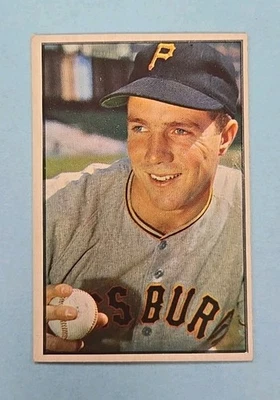 1953 Bowman Color Bob Friend #16 Card B - Image 1 of 2
