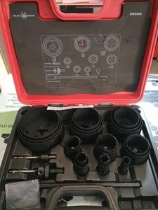 black widow 24 pc hole saw kit - Picture 1 of 5
