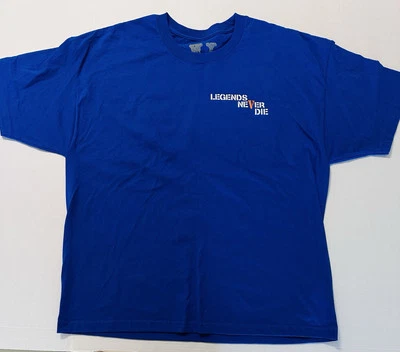 Camiseta Vlone Juice World 999 Colaboración Para Hombre Talla XXL Azul Naranja Foto 1 de 4