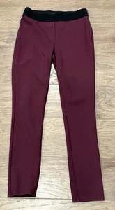Women’s Size 0 White House Black Market The Skinny Ankle Cranberry Leggings - Picture 1 of 7
