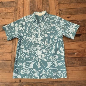 Vintage Catalina (A23) Hawaiihemd Herren Large Abstract Leaf USA - Bild 1 von 6