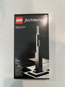 LEGO Architecture Sears Tower 21000 Complete Set 69 Pieces Boxed 2008