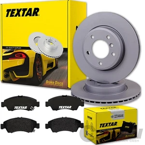 TEXTAR BREMSSCHEIBEN 258mm + BELÄGE VORNE passend für HONDA JAZZ II 2 GD - Bild 1 von 3