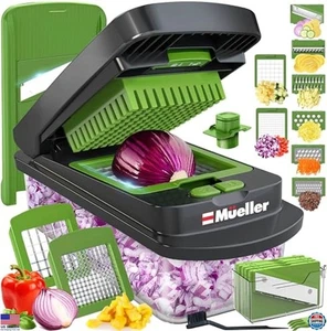 10-in-1 Vegetable Chopper & Mandoline Slicer with 8 Blades and Container - Picture 1 of 2