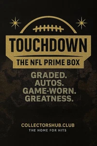 Touchdown: The NFL Prime Box – Guaranteed 1 Graded 1 Auto 1 Die Cut Or Relic - Picture 1 of 3