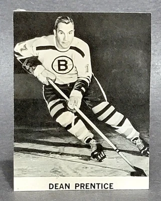 1965-66 Coca-Cola #10 Dean Prentice - Trimmed from a scrapbook - Image 1 of 2