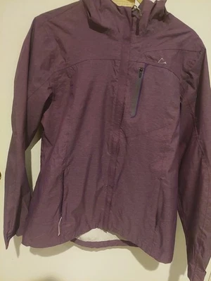 Chaqueta de lluvia impermeable para mujer Paradox grande púrpura con capucha costura sellada Foto 1 de 4