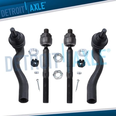 Front Inner Outer Tie Rods for 2011 2012 2013 2014 2015 Durango Grand Cherokee - Image 1 of 4