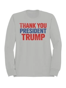 Thank You President Trump Design Men's Sweatshirt - Picture 1 of 12