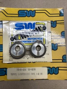 SW Motorcycle rear shocks 1/2” Travel Limiters 09-027A NEW OLD STOCK - Picture 1 of 3