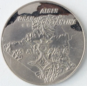 MEDAILLE - HOMMAGE AUX COMBATTANTS D'ALGERIE - 1954-1962 - D. 41 mm - 31 g - Foto 1 di 2