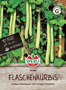 Flaschenkürbis Kalebassen Herkuleskeule Snake  Zucchini  Samen Gemüse  81280 - Bild 1 von 2