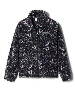 NWT Little Girls’ Benton Spring II Floral Print Fleece Jacket, Size: Small - Picture 1 of 7