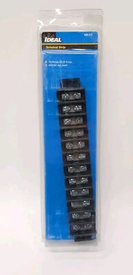 Ideal 89-212 Terminal Strip Block, 12-Position/Pole, 22-10AWG - Image 1 of 2